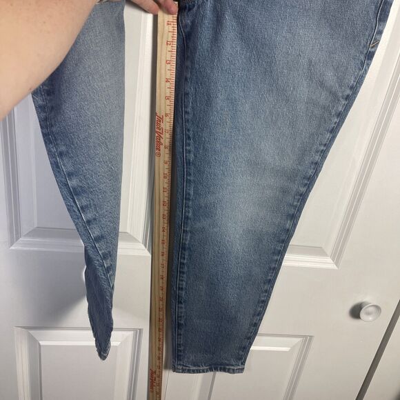 Good American High Rise Good Mom Jeans Womens Size 2/26 Medium Wash‎ Oversized - Picture 5 of 16